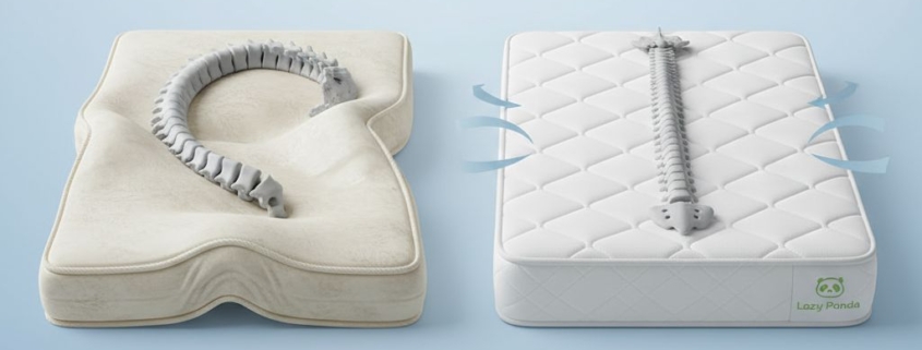 best natural latex mattress for back pain in Chennai
